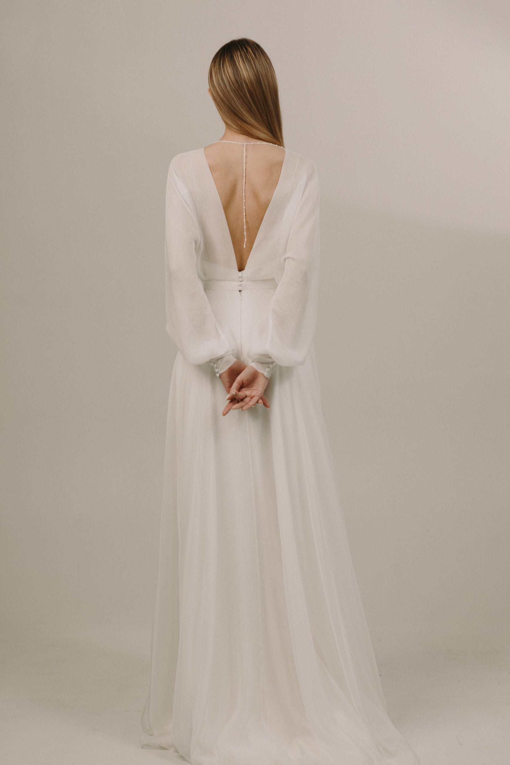 Rochie mireasa simpla Ava