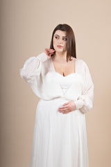 Rochie mireasa plus size Ava