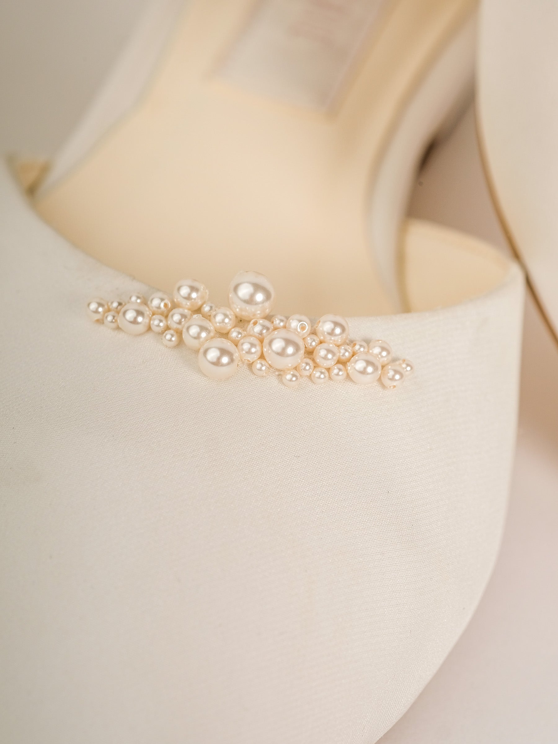 Pantofi fara toc mireasa Elisea