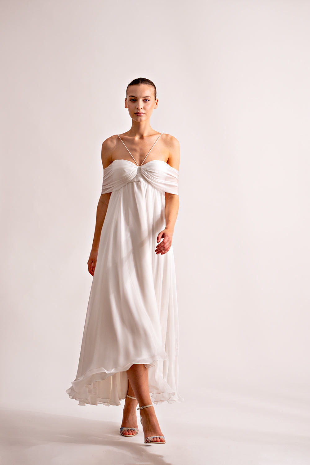 Rochie babydoll cununie civila Amanda