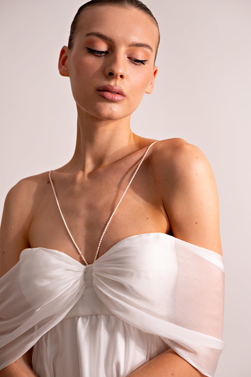 Rochie babydoll cununie civila Amanda