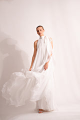 Rochie lunga cununie civila receptie Cora