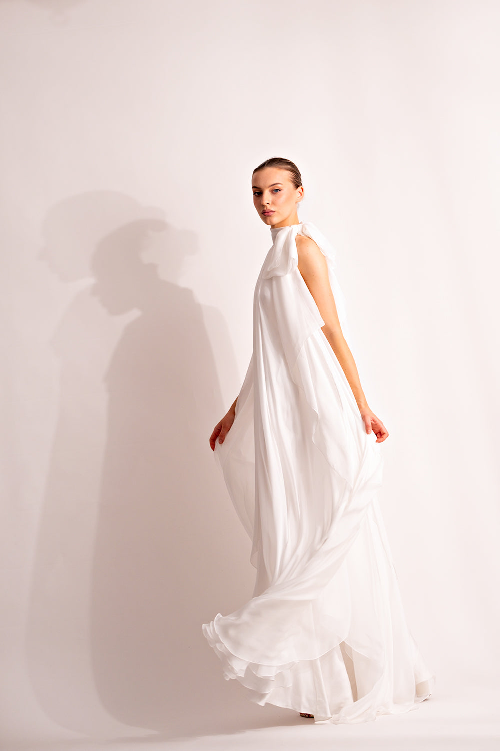 Rochie lunga cununie civila receptie Cora
