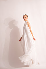Rochie lunga cununie civila receptie Cora