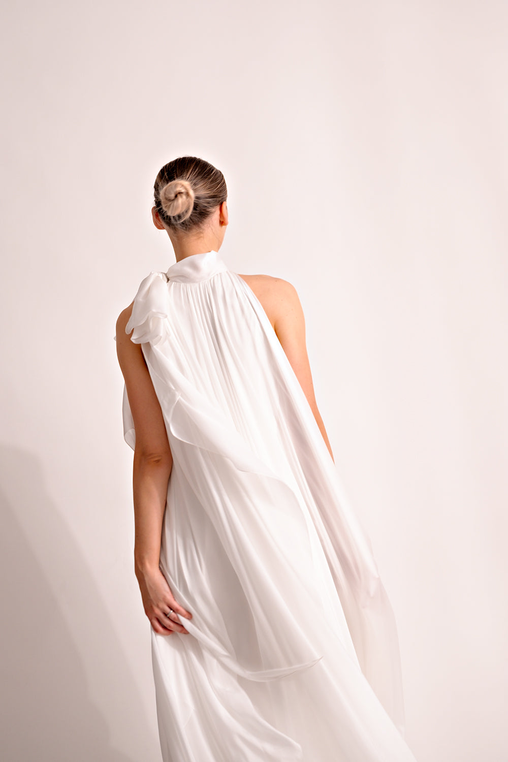 Rochie lunga cununie civila receptie Cora