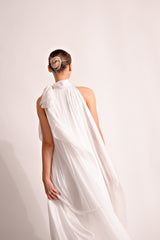 Rochie lunga cununie civila receptie Cora