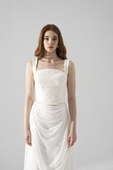 Rochie mireasa corset dantela Elyne