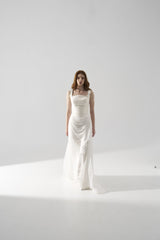 Rochie mireasa corset dantela Elyne