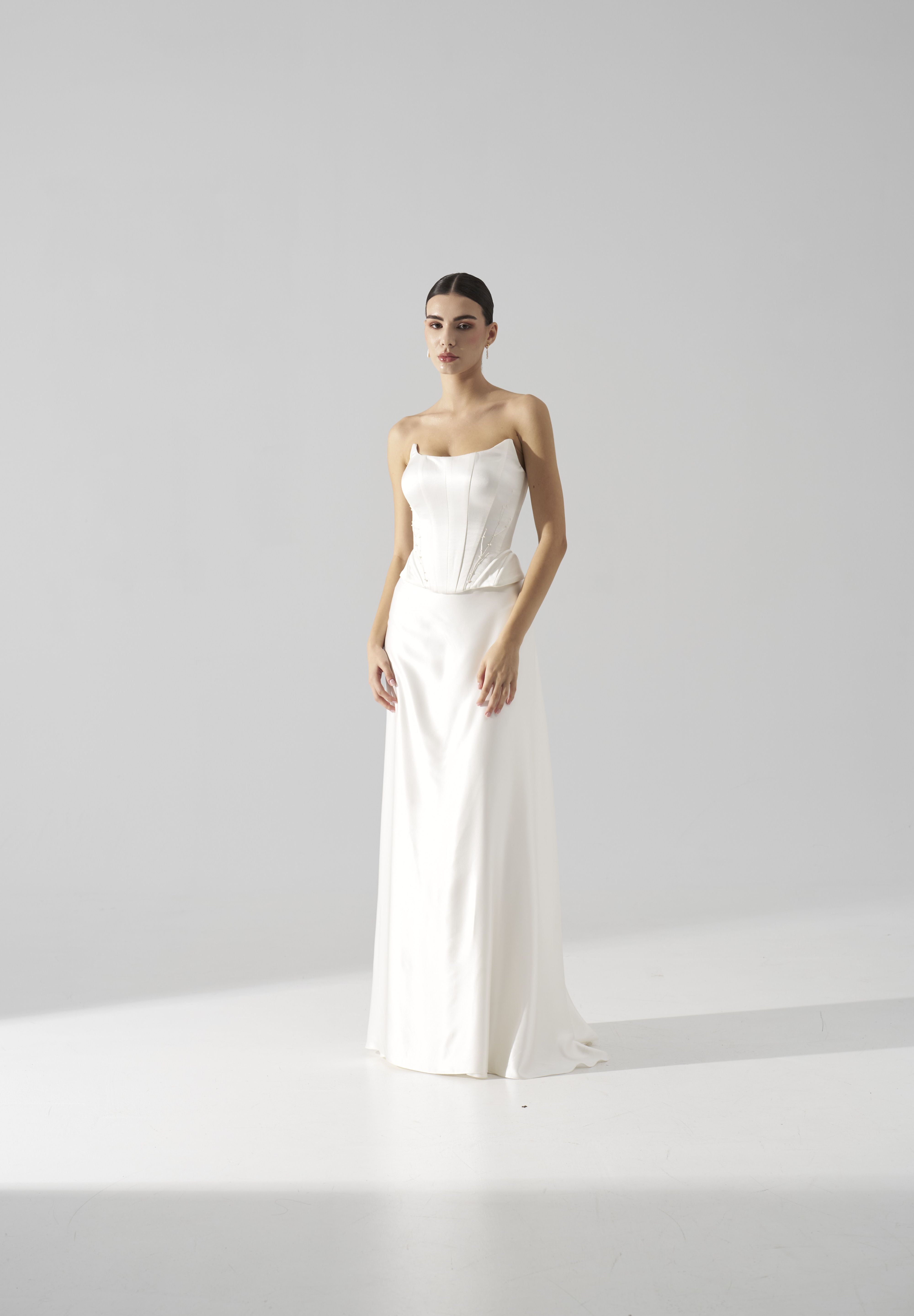 Rochie mireasa corset structurat Daliah