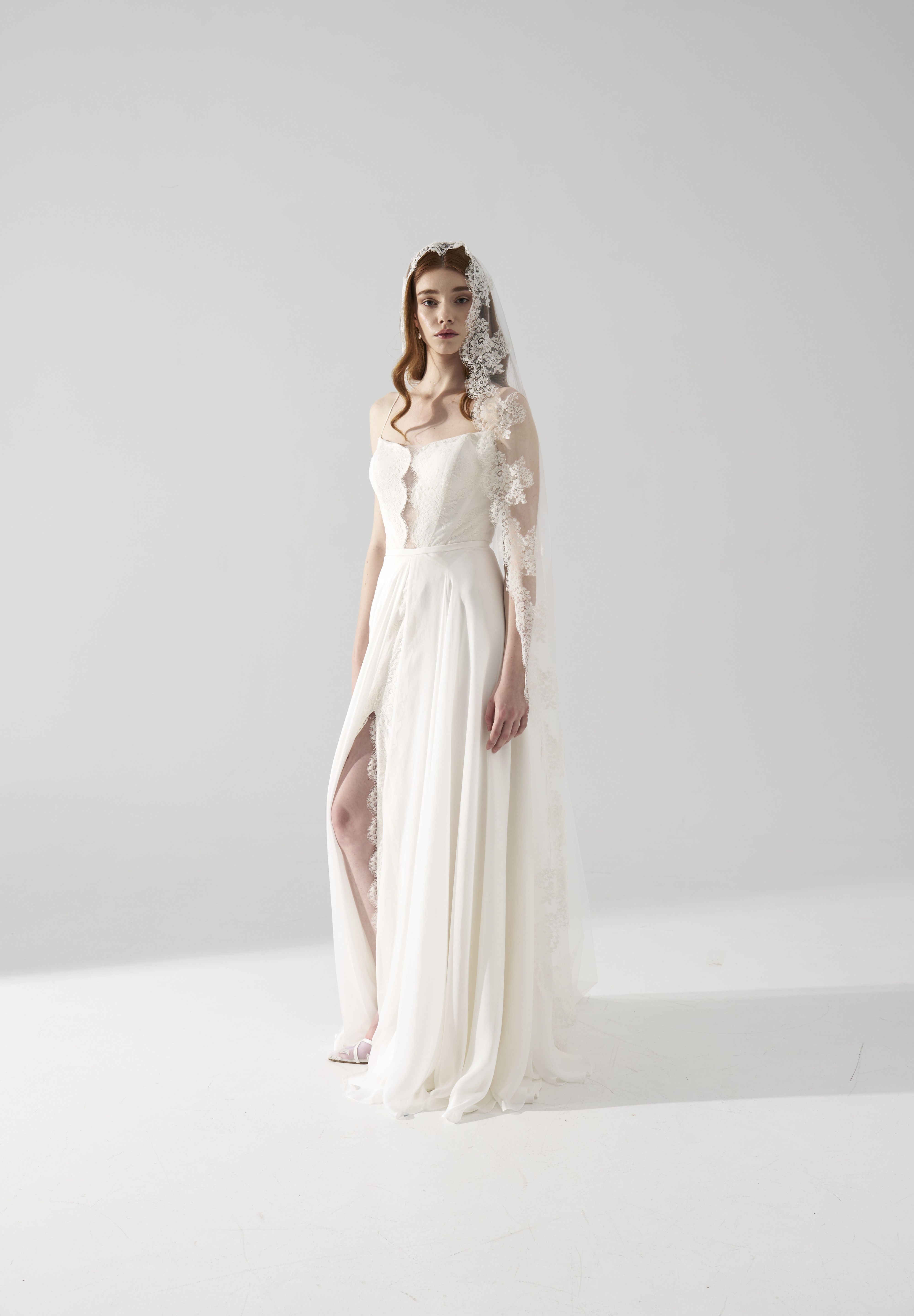 Rochie mireasa dantela Freya