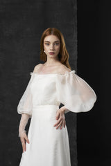 Rochie mireasa maneci Eris