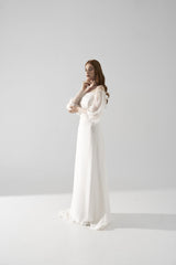 Rochie mireasa maneci Eris