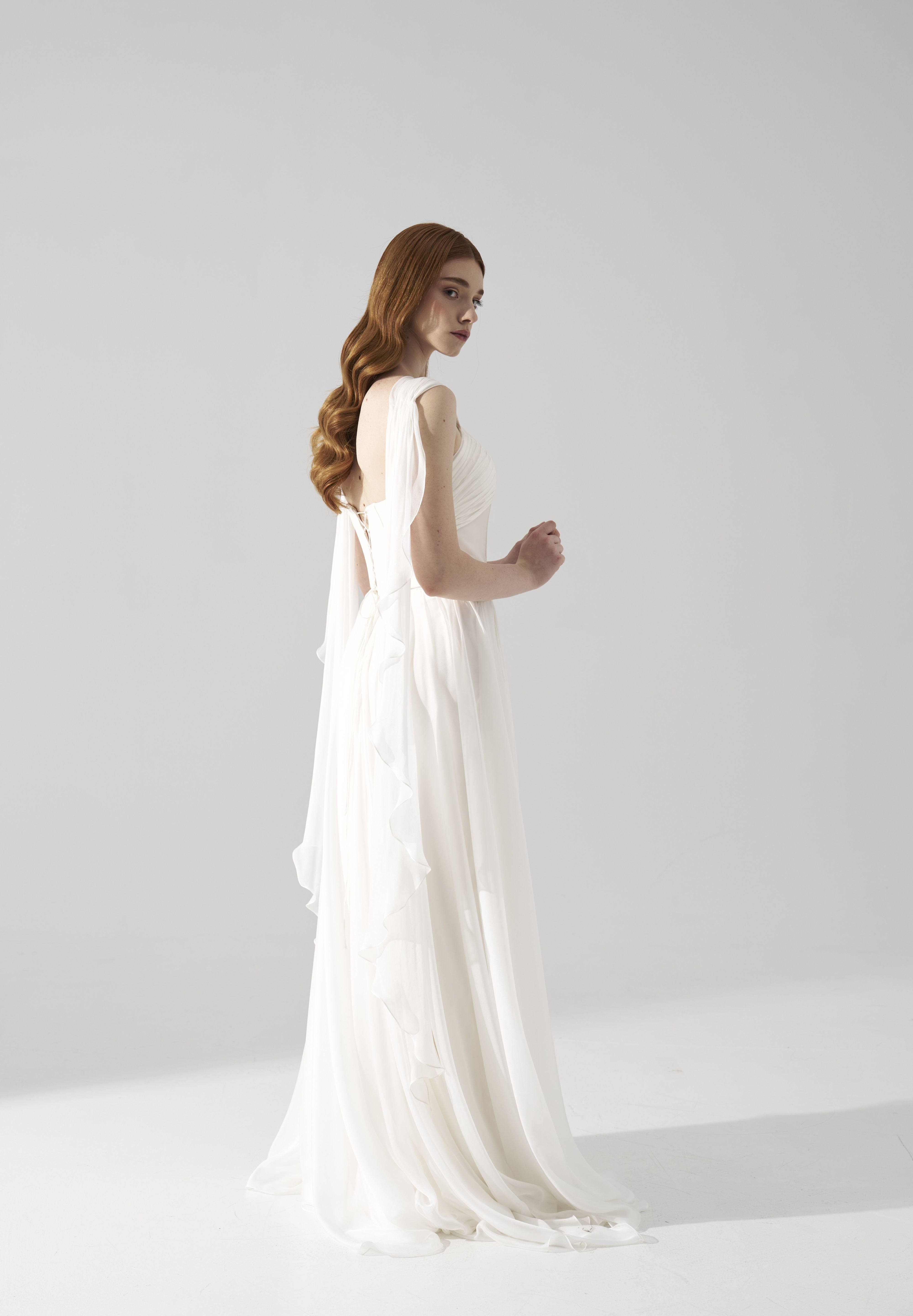 Rochie mireasa matase Iris