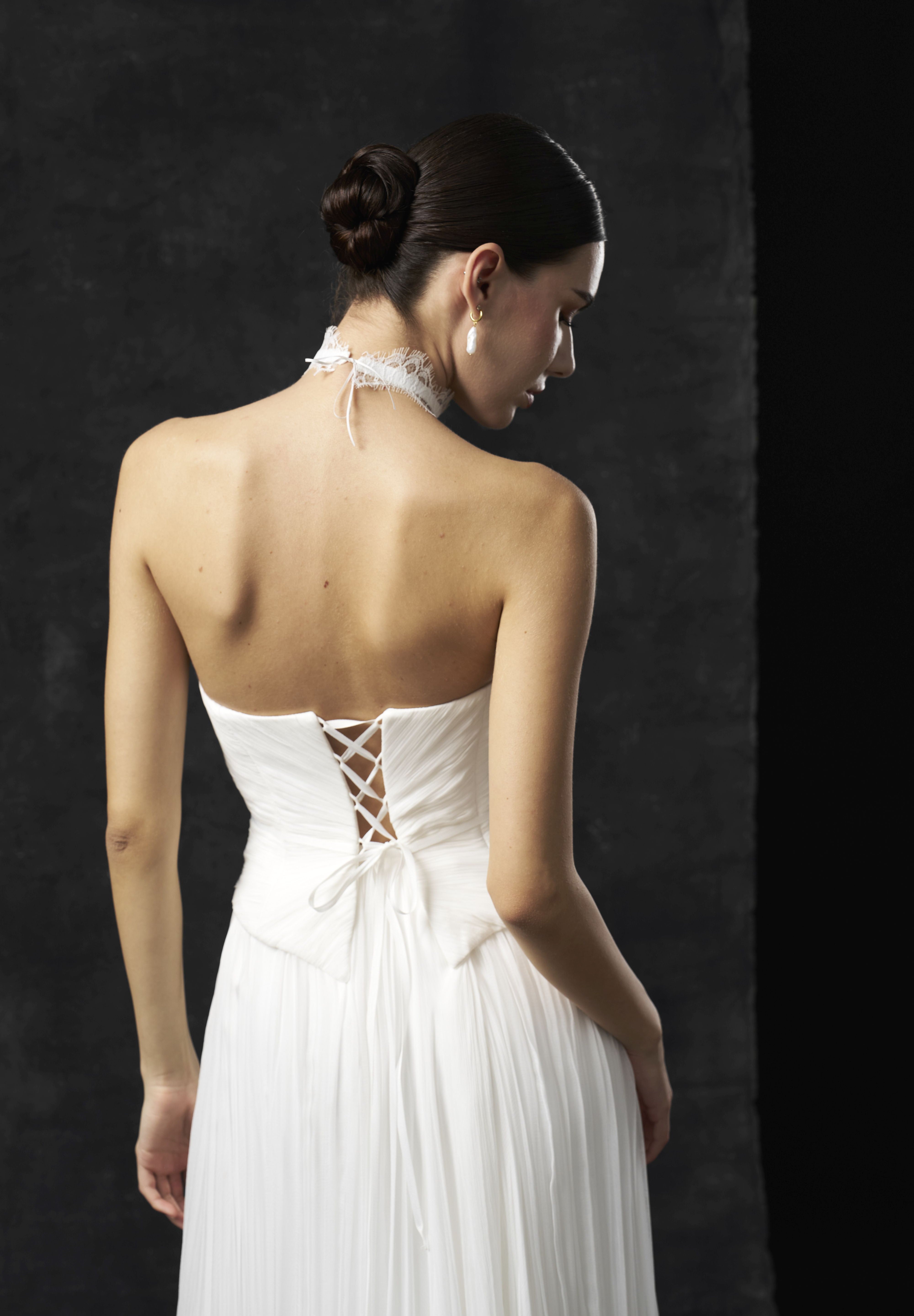 Rochie mireasa matase Serena