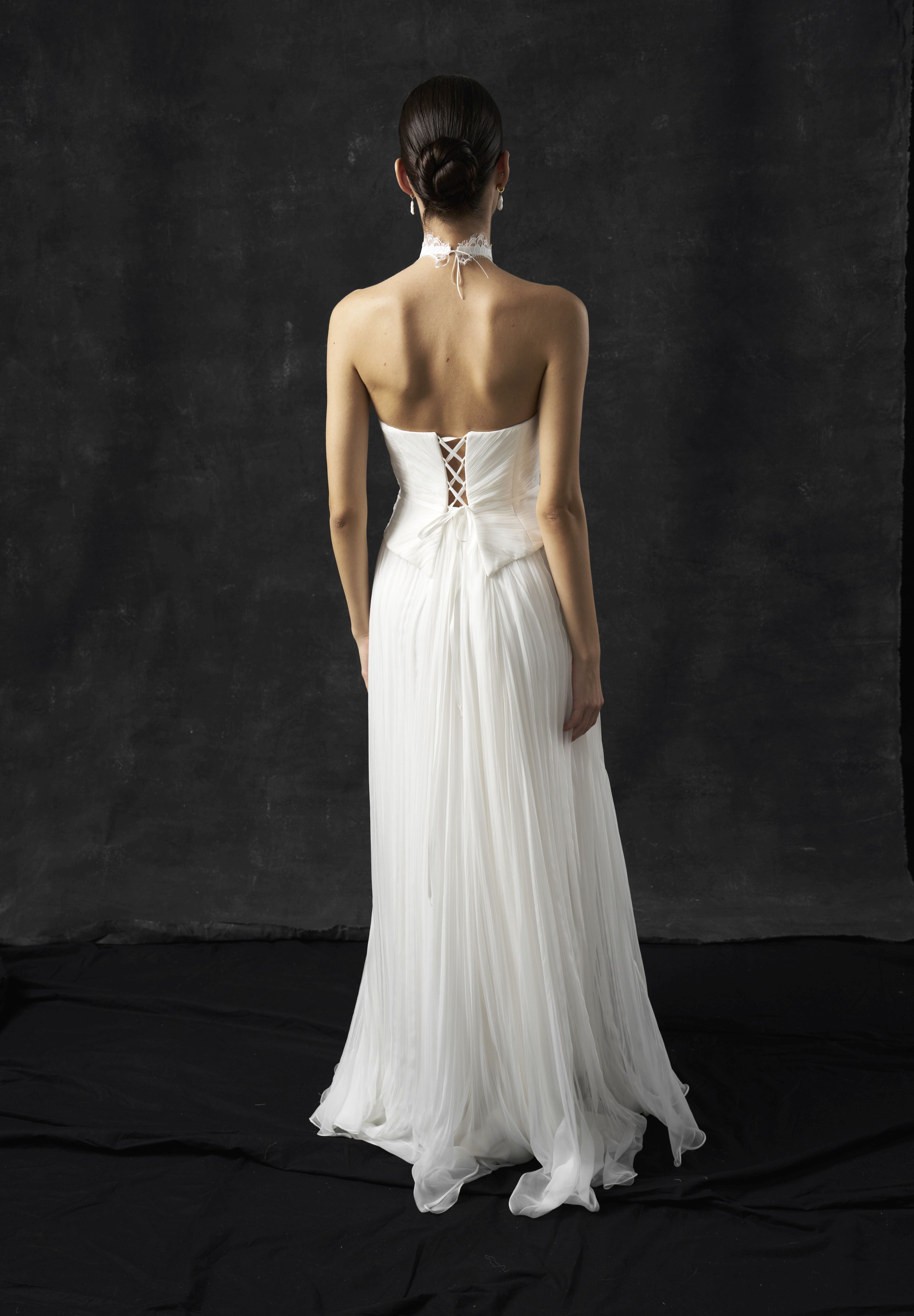 Rochie mireasa matase Serena