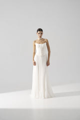 Rochie mireasa matase Serena