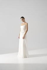 Rochie mireasa matase Serena