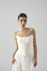 Rochie mireasa matase Serena