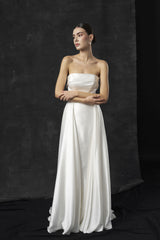 Rochie mireasa matase cu corset Celine