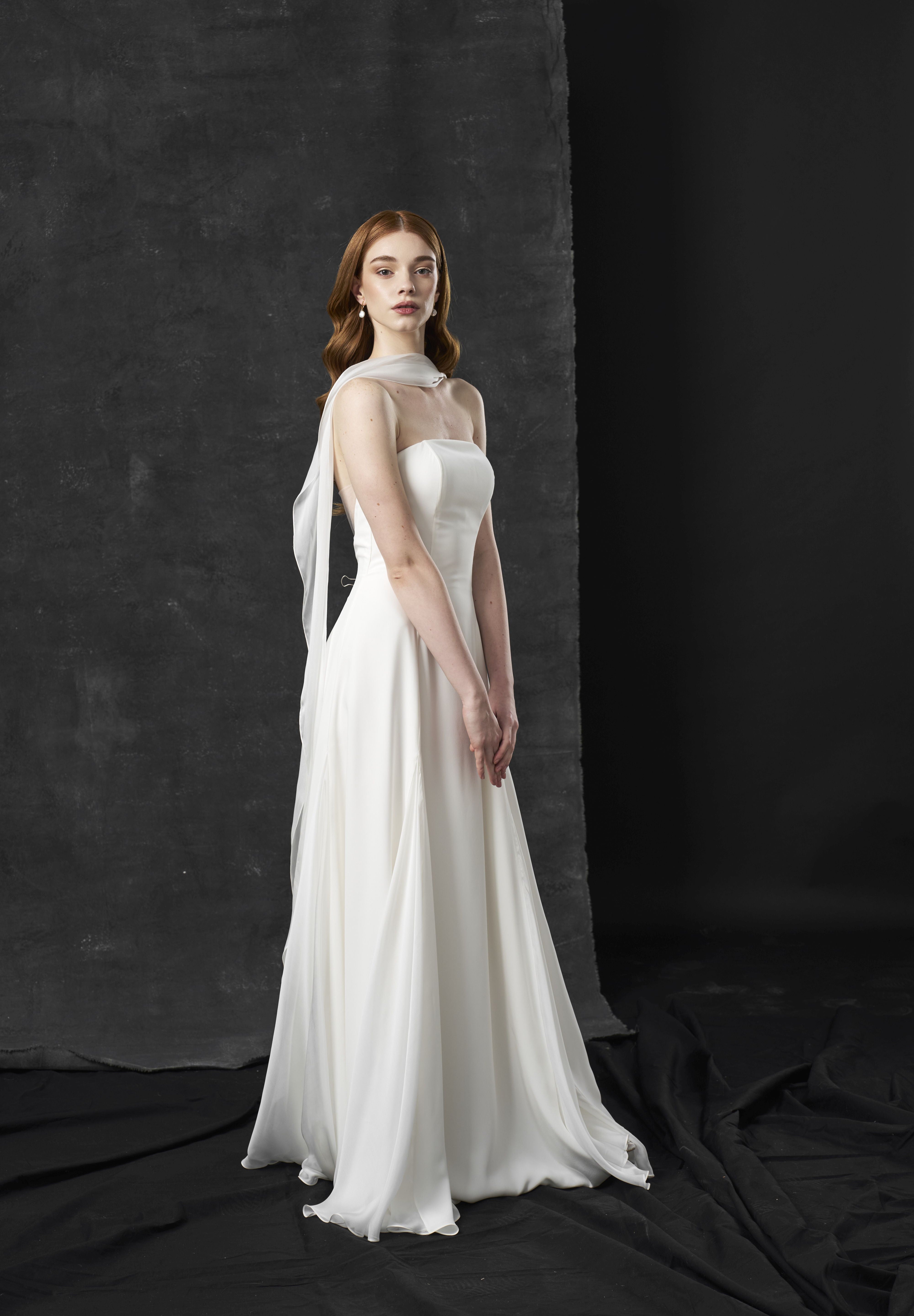 Rochie mireasa minimalista Delia