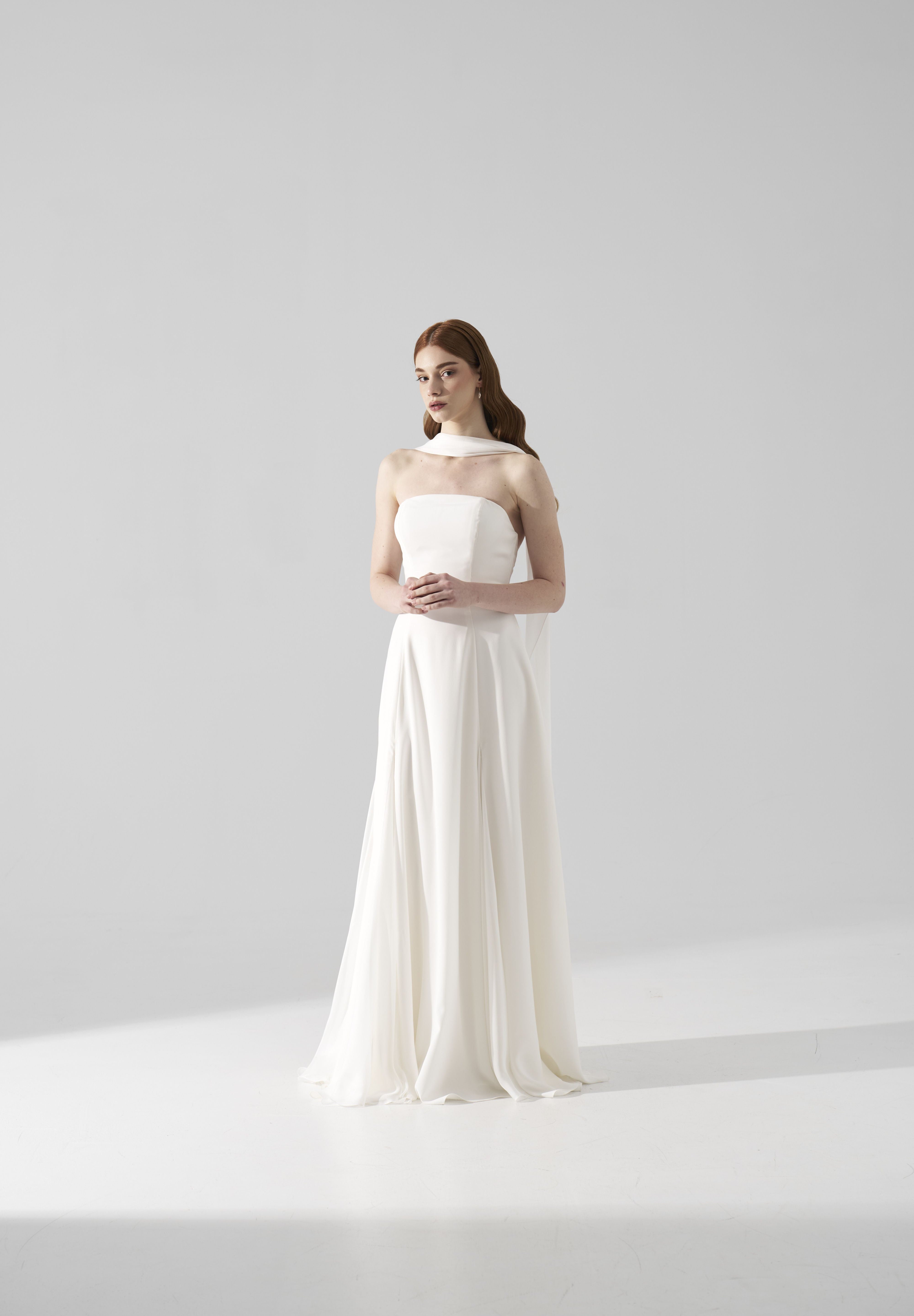 Rochie mireasa minimalista Delia