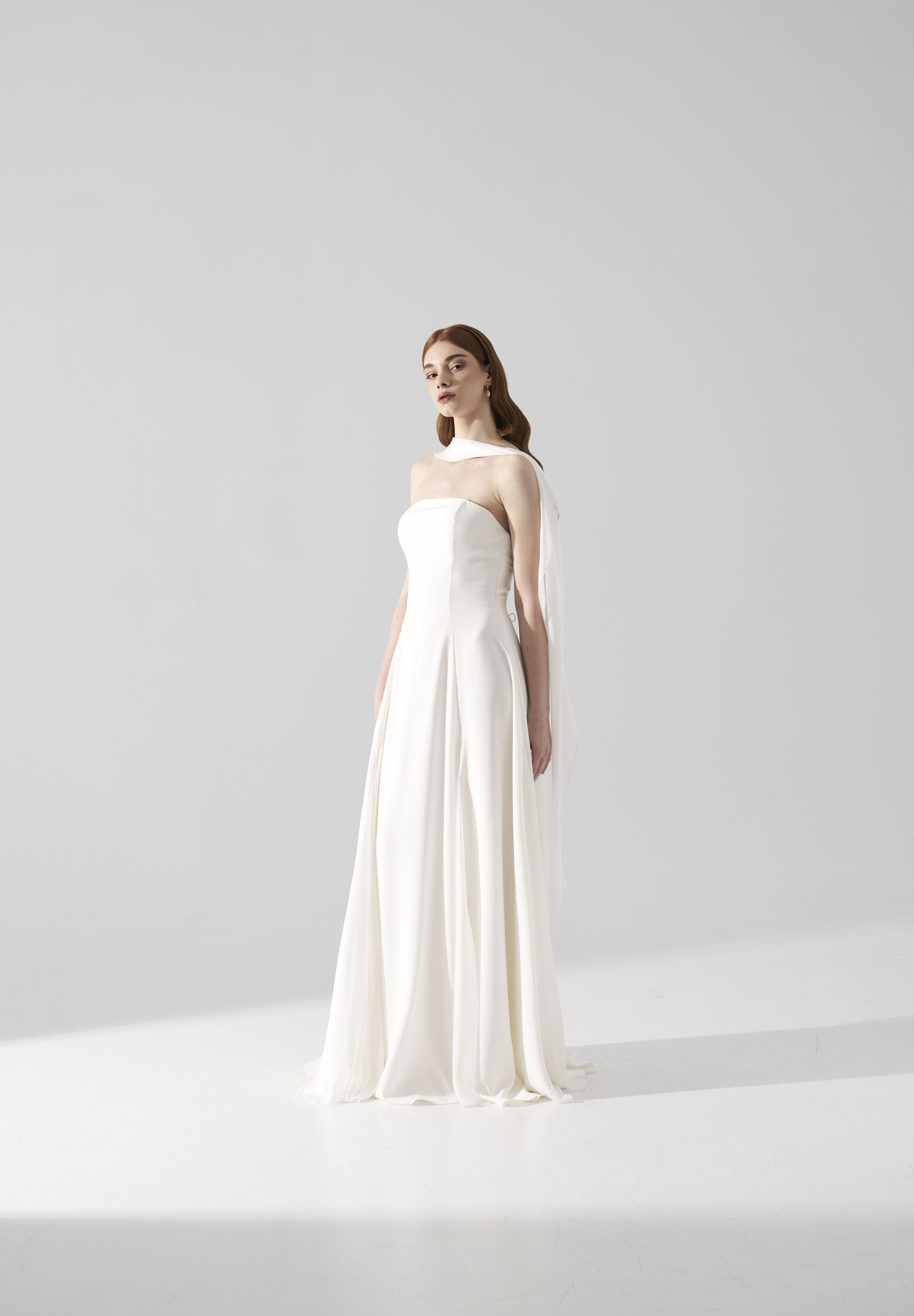 Rochie mireasa minimalista Delia