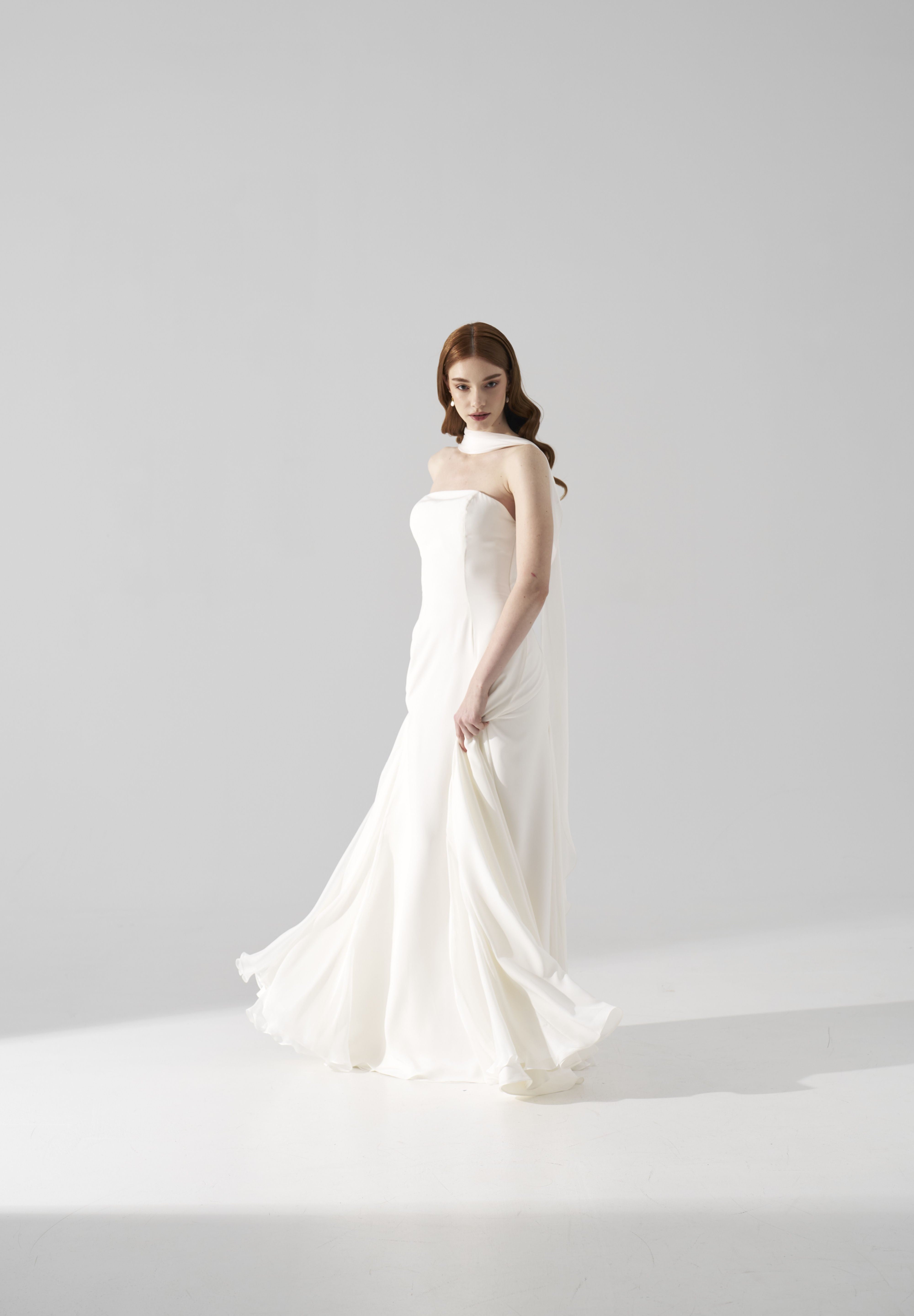 Rochie mireasa minimalista Delia