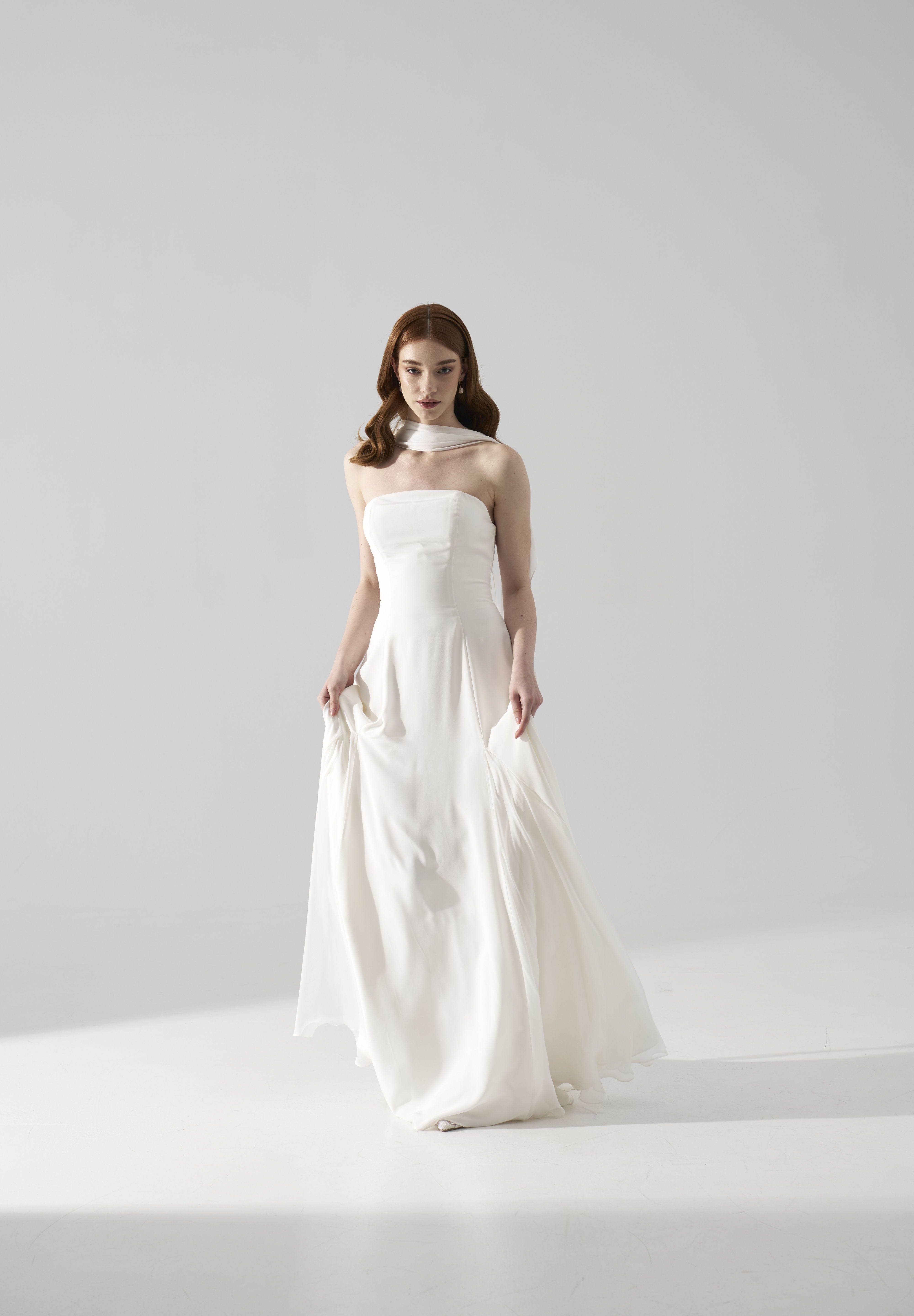 Rochie mireasa minimalista Delia