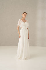 Rochie mireasa voal Celia