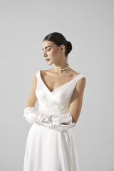 Rochie mireasaza matase Zaya