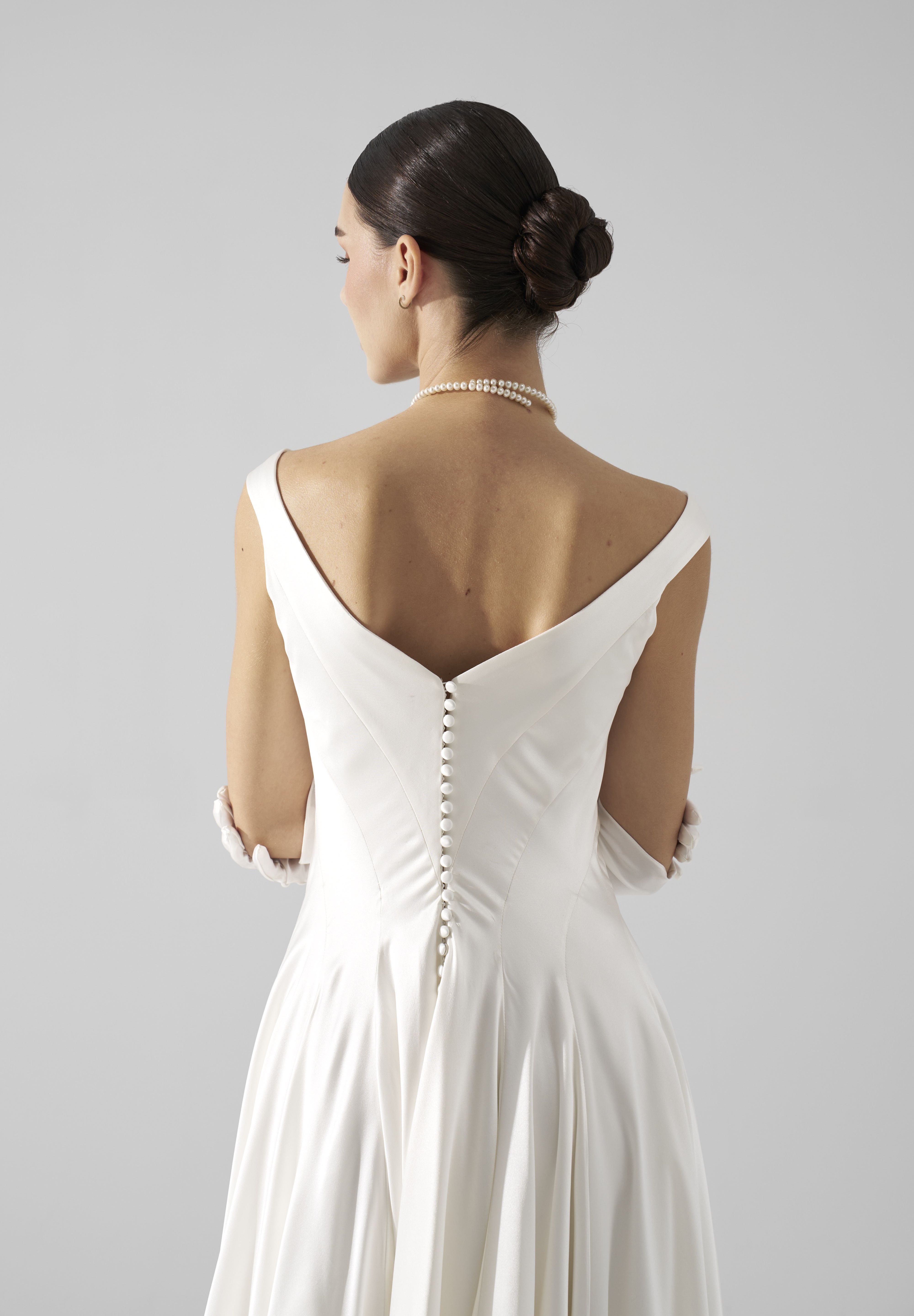 Rochie mireasaza matase Zaya