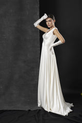 Rochie mireasaza matase Zaya