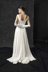 Rochie mireasaza matase Zaya