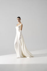 Rochie mireasaza matase Zaya