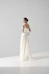 Rochie mireasaza matase Zaya