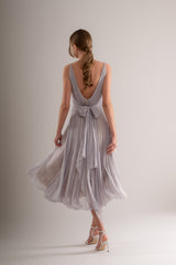 Lavender | Rochie midi cununie civila / ocazie marimea 36