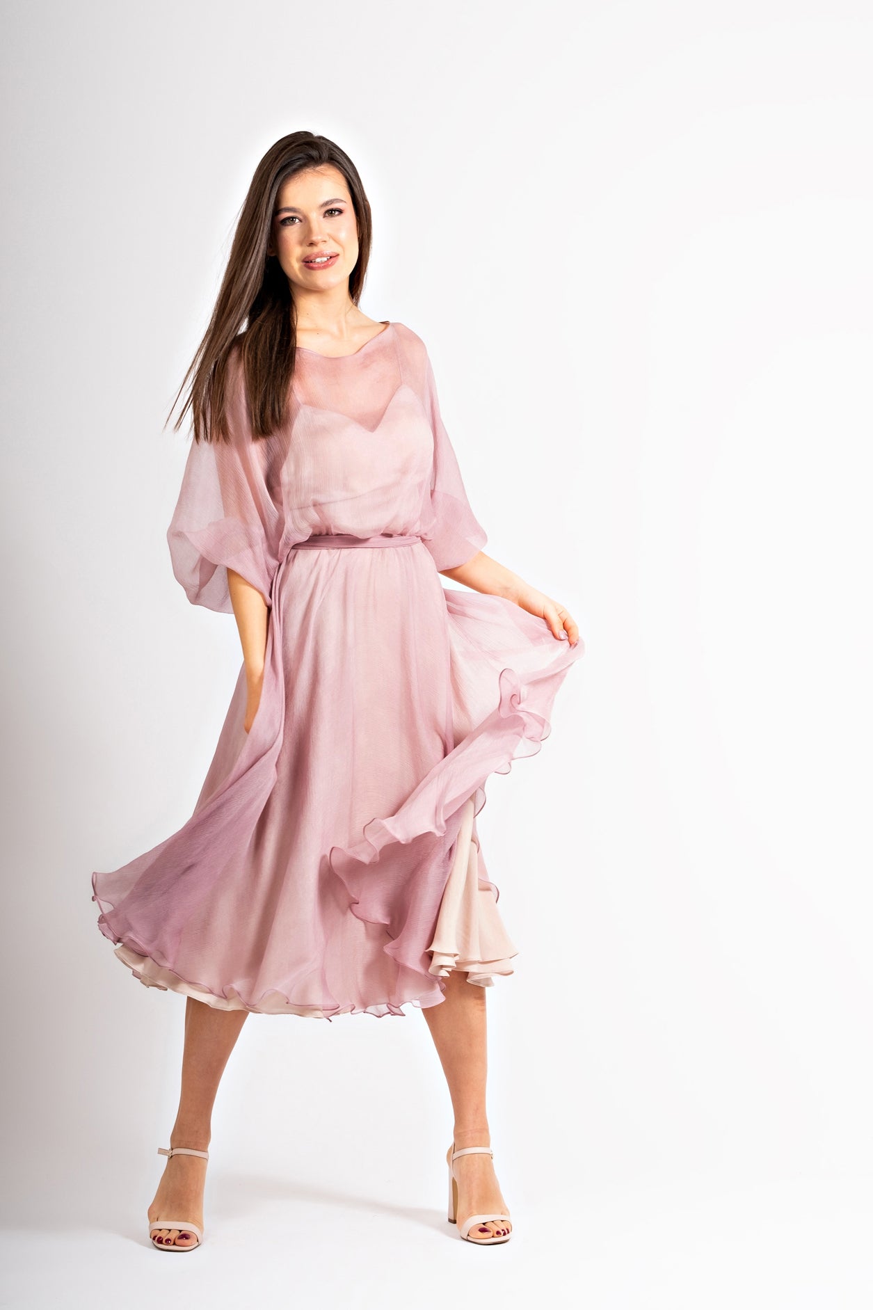 Rochie midi cununie / ocazie Rose