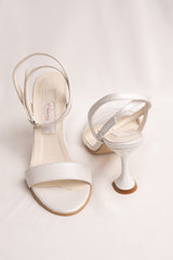 Sandale mireasă simple si comode Elara
