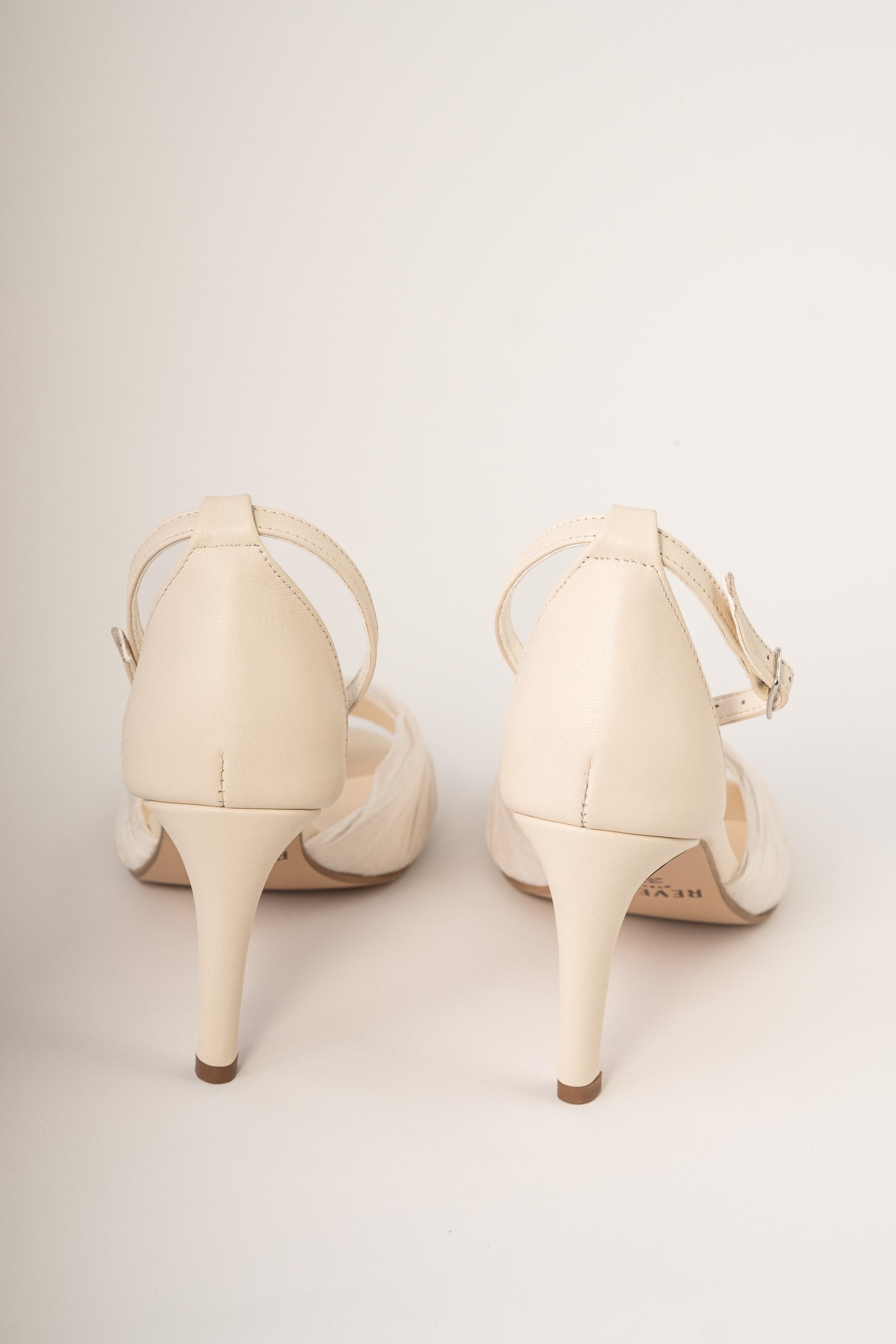 Sandale mireasa din piele nude Vanira