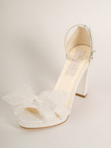 Sandale mireasa platforma Elowen