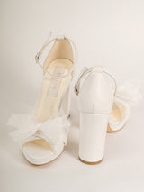Sandale mireasa platforma Elowen