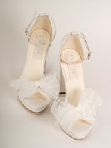 Sandale mireasa platforma Elowen