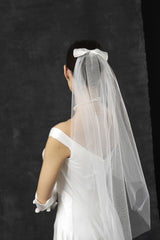 Pixie | Voal mireasa simplu