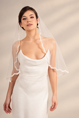 Whisper | Bridal veil with discreet border
