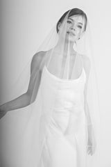 Voal mireasa doua straturi tulle Mistery