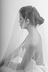 Voal mireasa doua straturi tulle Mistery