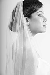 Voal mireasa matase naturala Divine