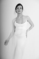 Voal mireasa matase naturala Divine