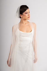 Voal mireasa matase naturala Divine